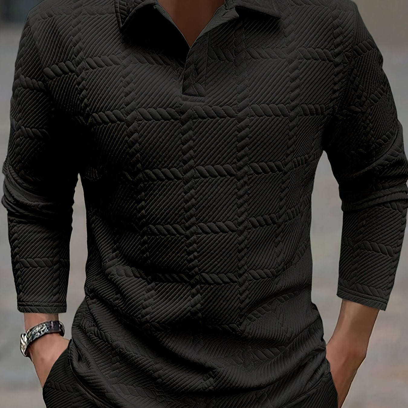 Salerno Textured Polo Shirt