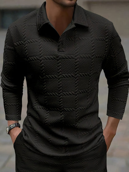 Salerno Textured Polo Shirt