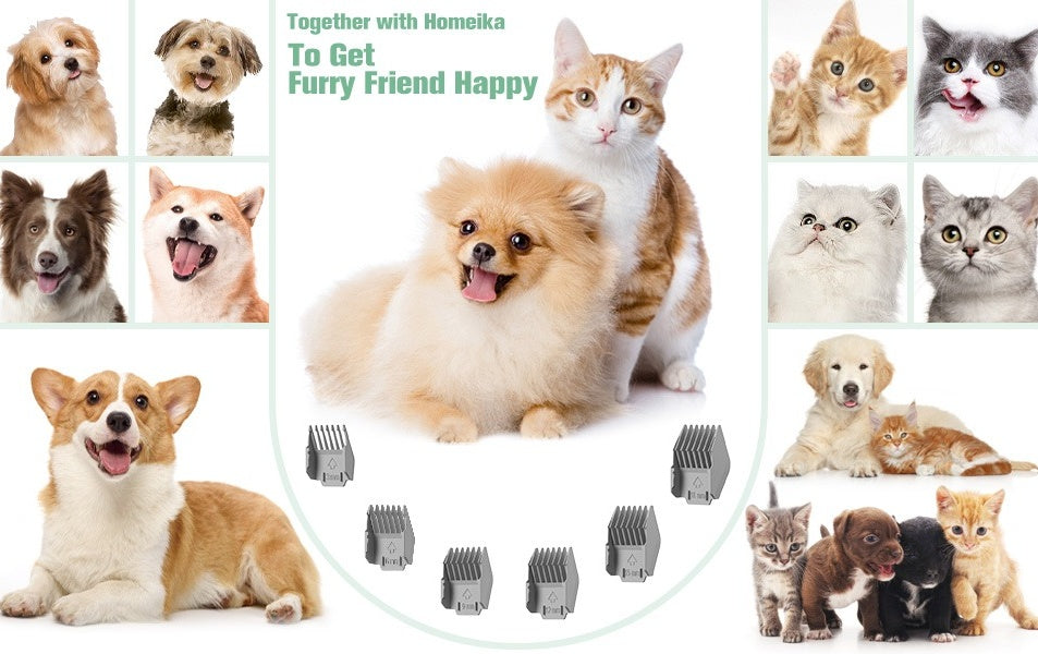 Pet Hair Vacuum Brush Grooming Kit