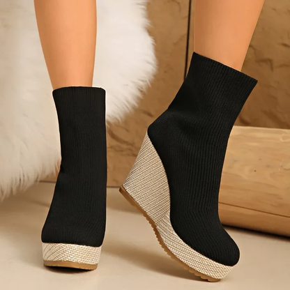 Keira Wedge Boots