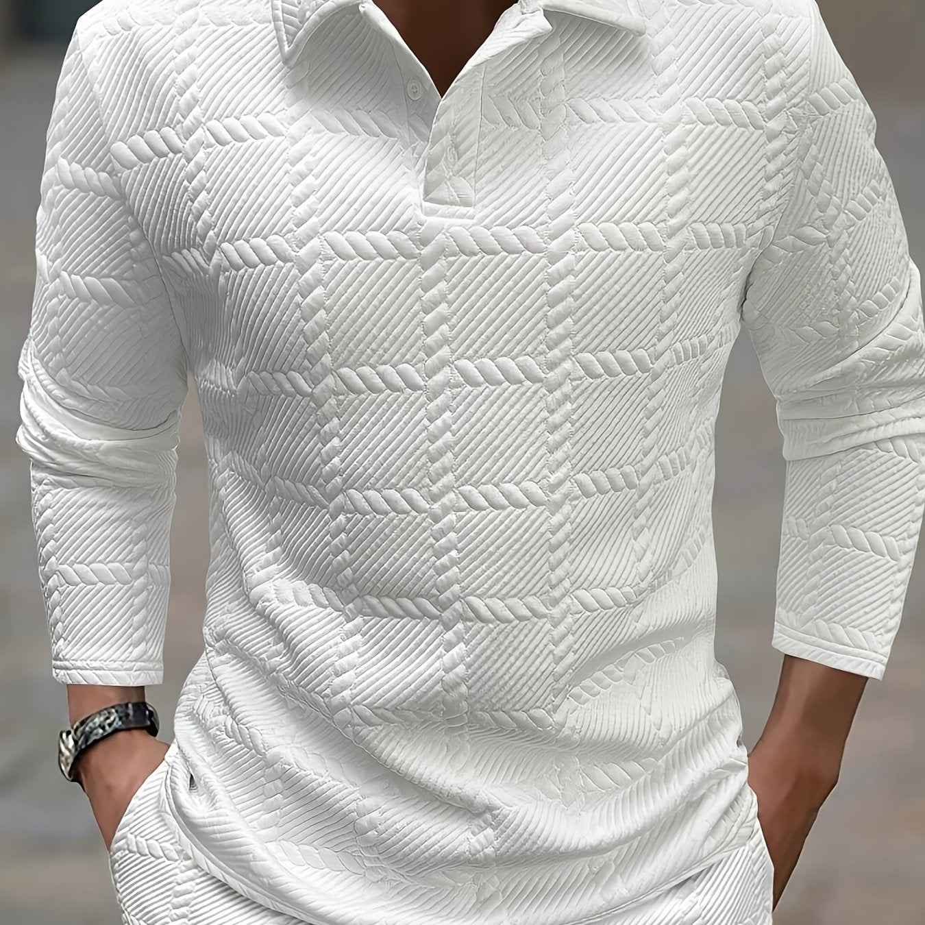 Salerno Textured Polo Shirt