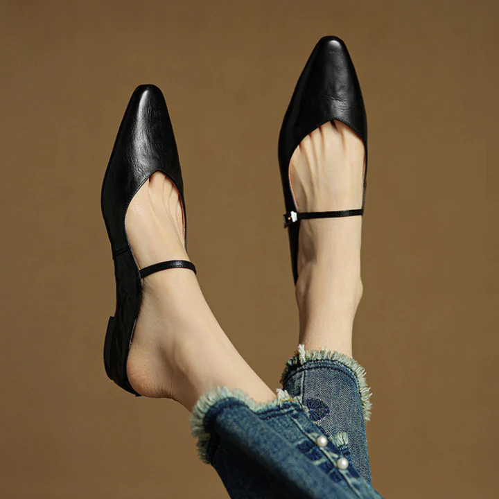 Vivian Genuine Leather Mules