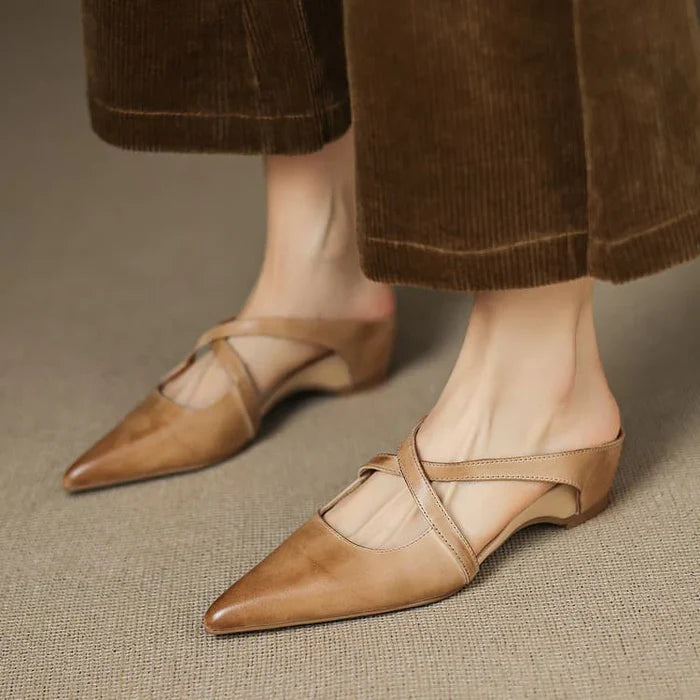 Vivienne Leather Mule