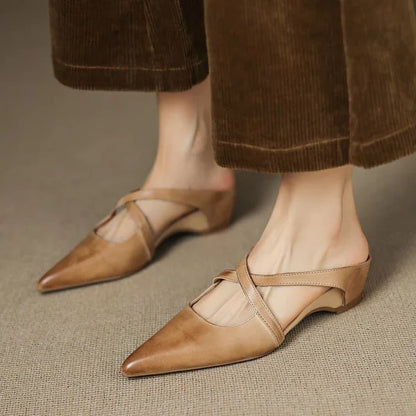 Vivienne Leather Mule