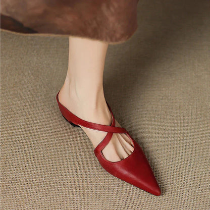 Vivienne Leather Mule