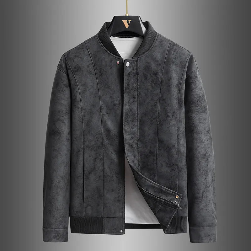 Ferrano Suede Bomber Jacket