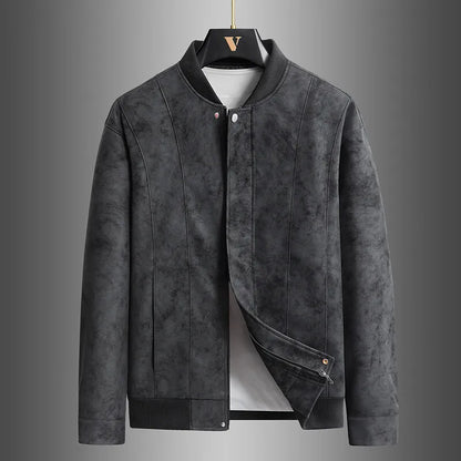 Ferrano Suede Bomber Jacket