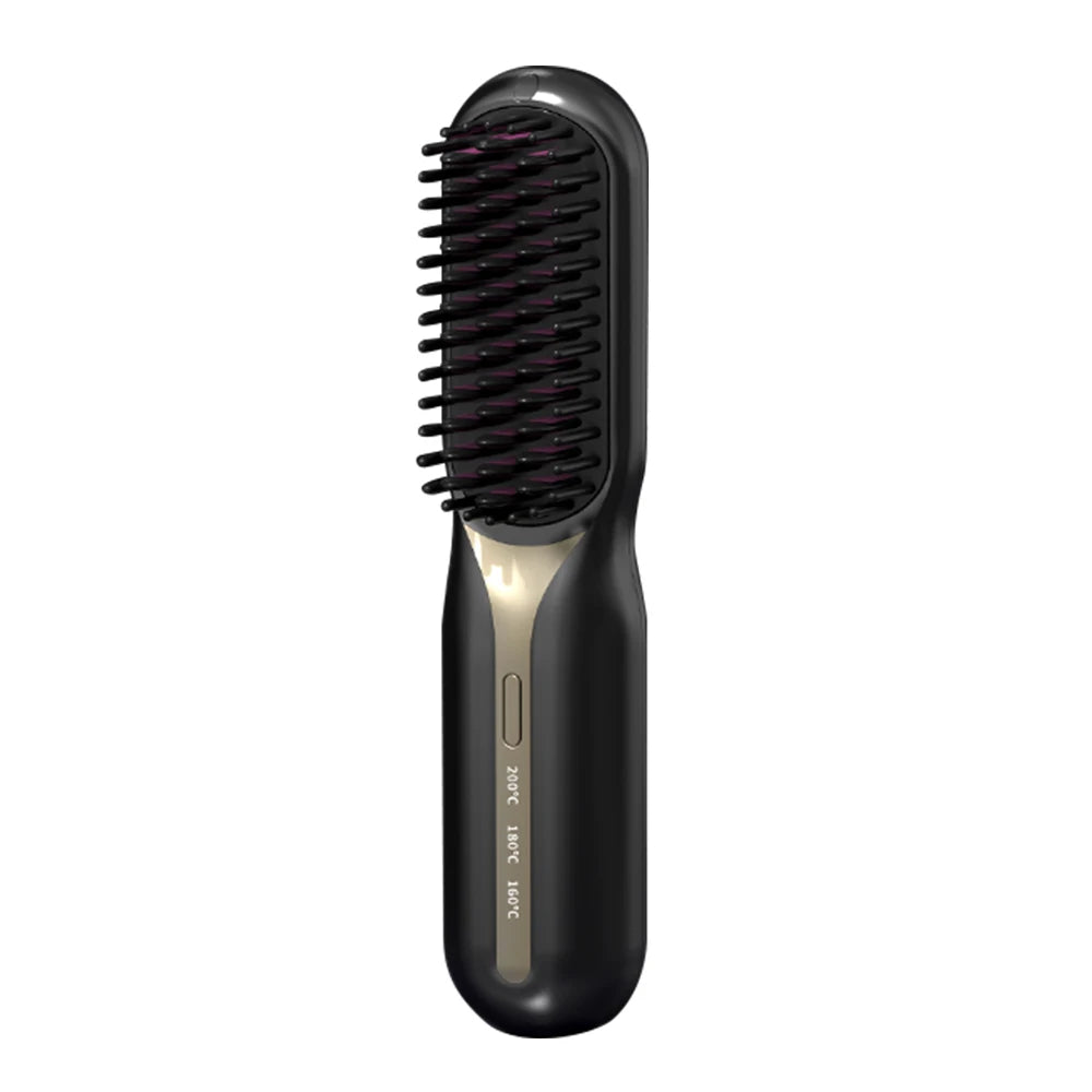 Cordless Professional Hair Straightener Brush