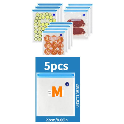 Fresh Wiz™ Handheld Food Vacuum Sealer + 15 reusable bags($30 Value).