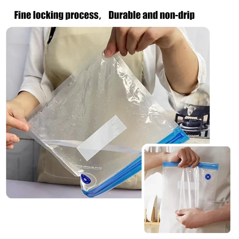 Fresh Wiz™ Handheld Food Vacuum Sealer + 15 reusable bags($30 Value).