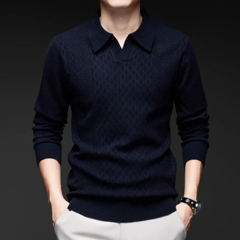 Arezzo Knit Collar Pullover