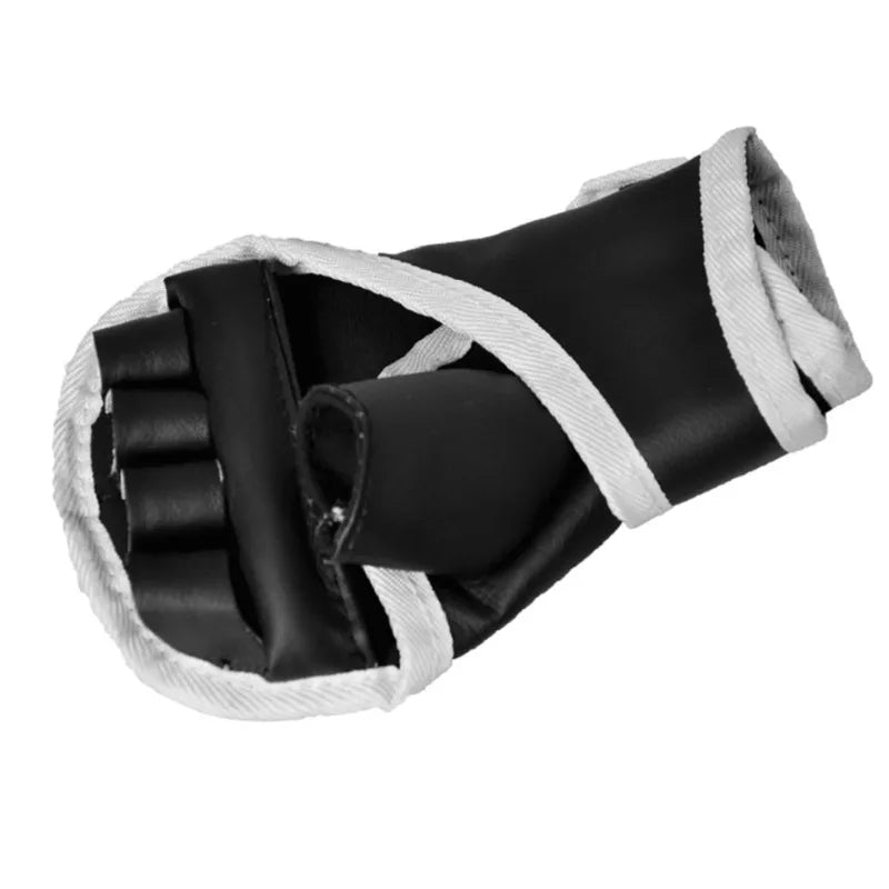 Half Finger Boxing Gloves Leather