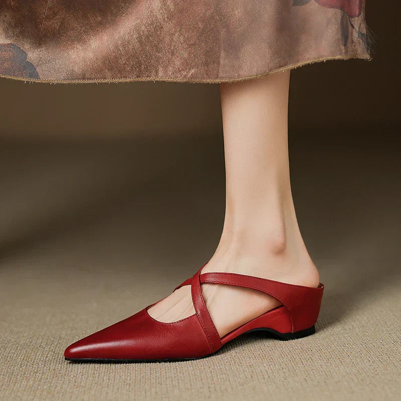 Vivienne Leather Mule