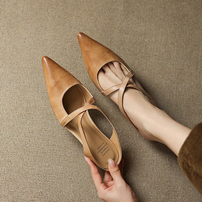 Vivienne Leather Mule