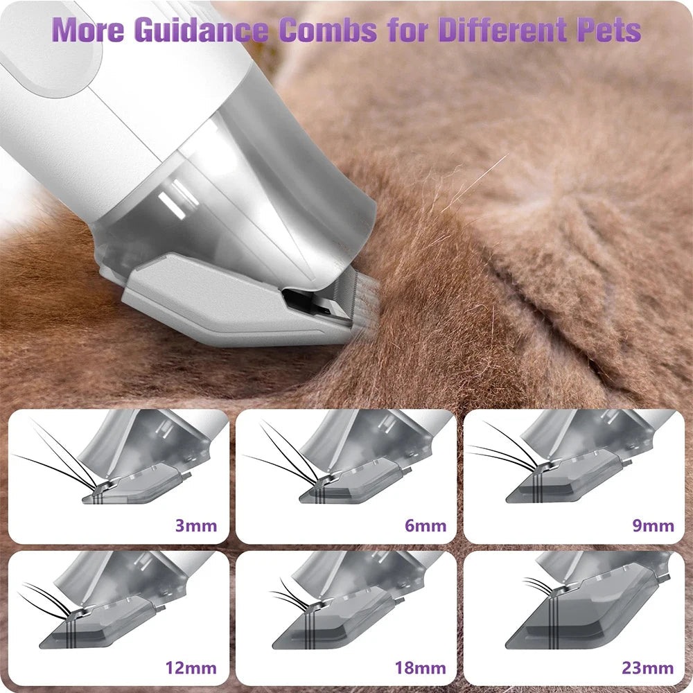 Pet Hair Vacuum Brush Grooming Kit