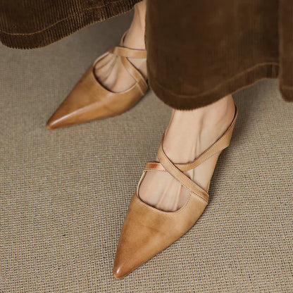 Vivienne Leather Mule