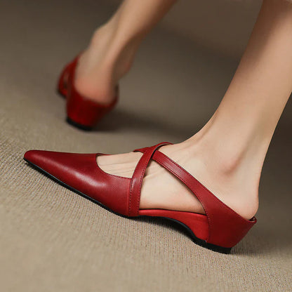 Vivienne Leather Mule